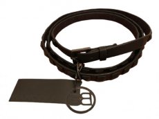 BANDOLERA double belt in leather - new