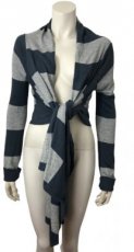 BCBG MAXAZRIA sweater, cardigan with silk - M/L -