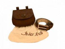 W/1406 OLIVIER STRELLI belt & little bag