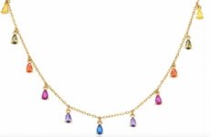 W/2467 FOLIE A TROIS necklace - Over The Rainbow - New