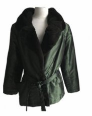 W/357 MAXIMILIAN MEERSTEIN coat, vest in silk - FR 44 ( 38 )