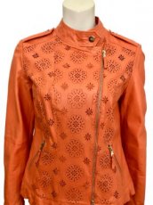 Z/1666 LUISA SPAGNOLI jacket in leather - IT 44 - New