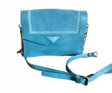 SABRINA leather handbag, schoulderbag - New