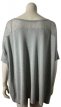Z/2856 NOT SHY sweater / t'shirt with silk  - M Oversized - Pre Loved