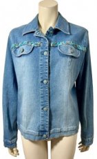 BIANCA MARIA CASELLI jeans vest, jacket - IT 48  - Vintage - Pre Loved